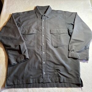 PARAMO Men's Long Sleeve Rapid Evaporation Shirt Size L Grey Hiking Outdoor